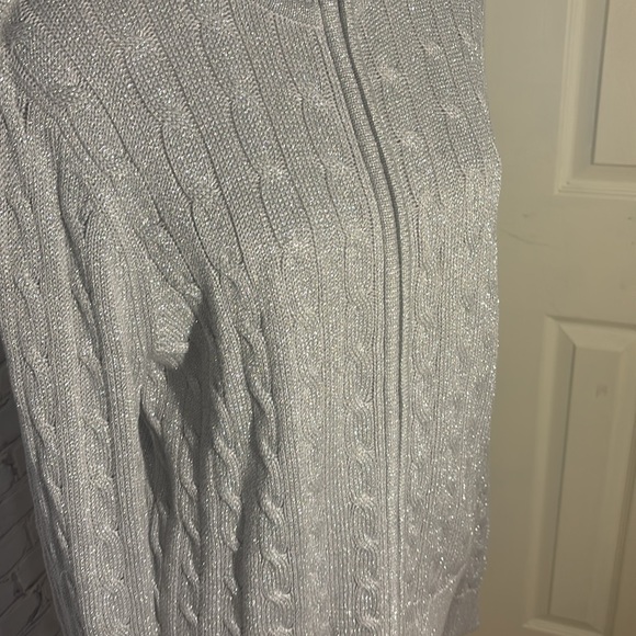 Stunning L- Ralph Lauren Active Glitter Cardigan - Picture 3 of 8